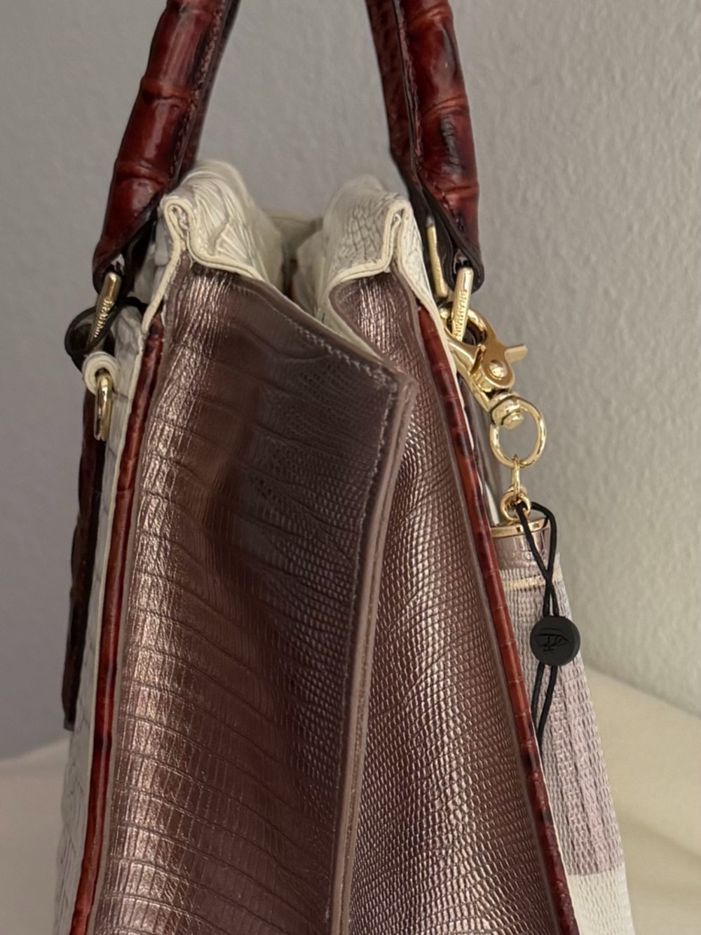 NWT Brahmin Priscilla Satchel - Picture 5 of 12